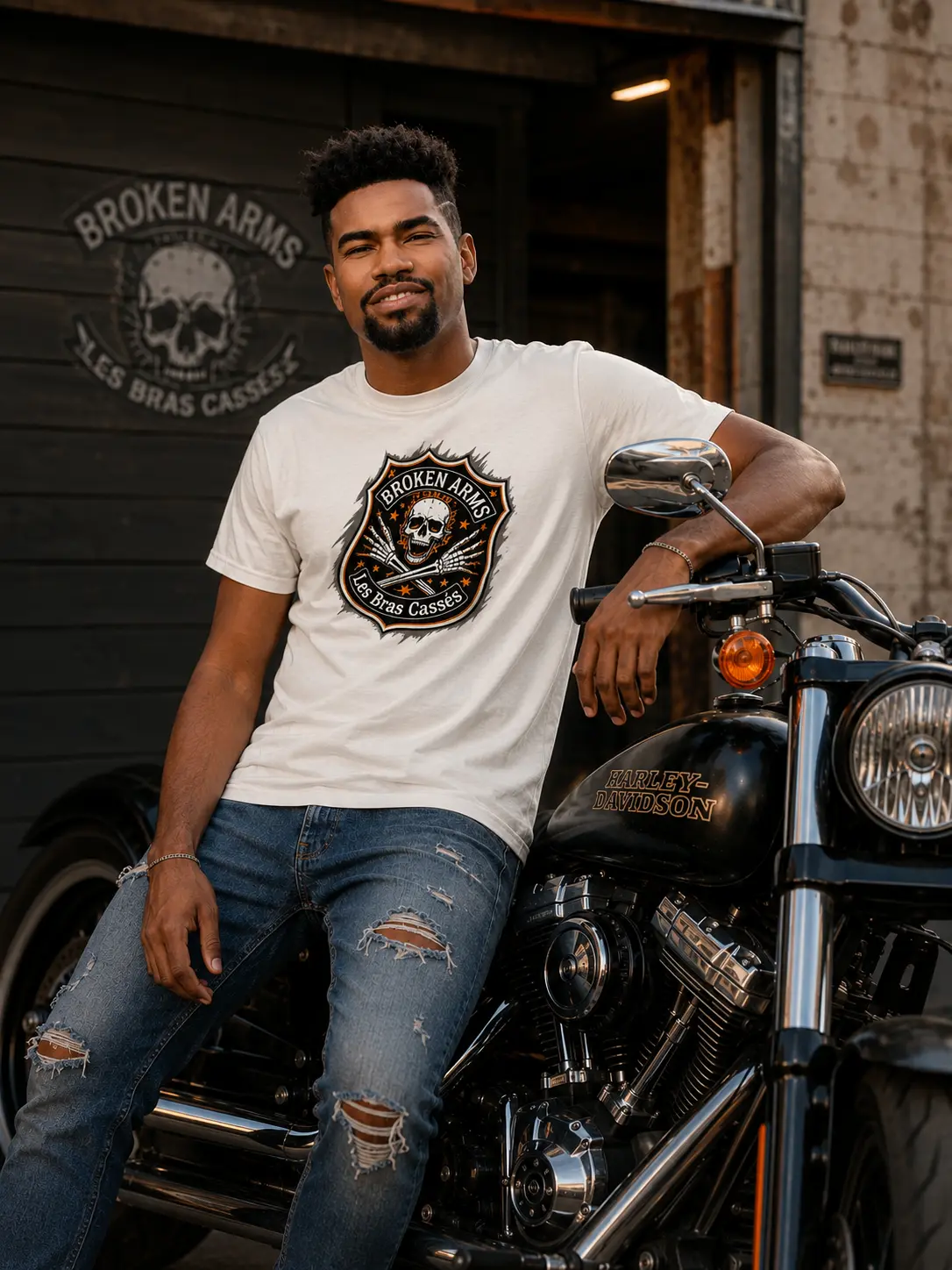 T-shirt Skull Edition – L’esprit biker sans compromis