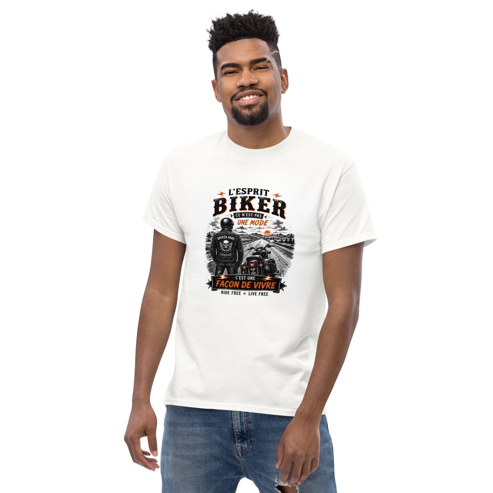 T-Shirt L’Esprit Biker – Une façon de vivre – Image 4