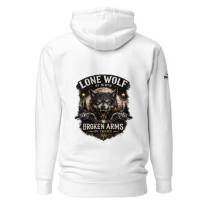 Sweat à capuche LONE WOLF – BROKEN ARMS